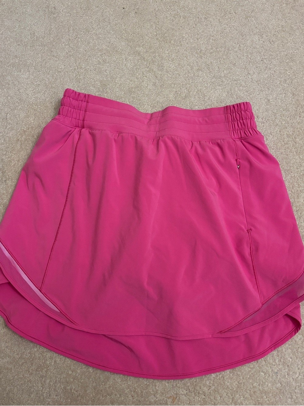 lululemon hotty hot high rise skirt in sonic pink
